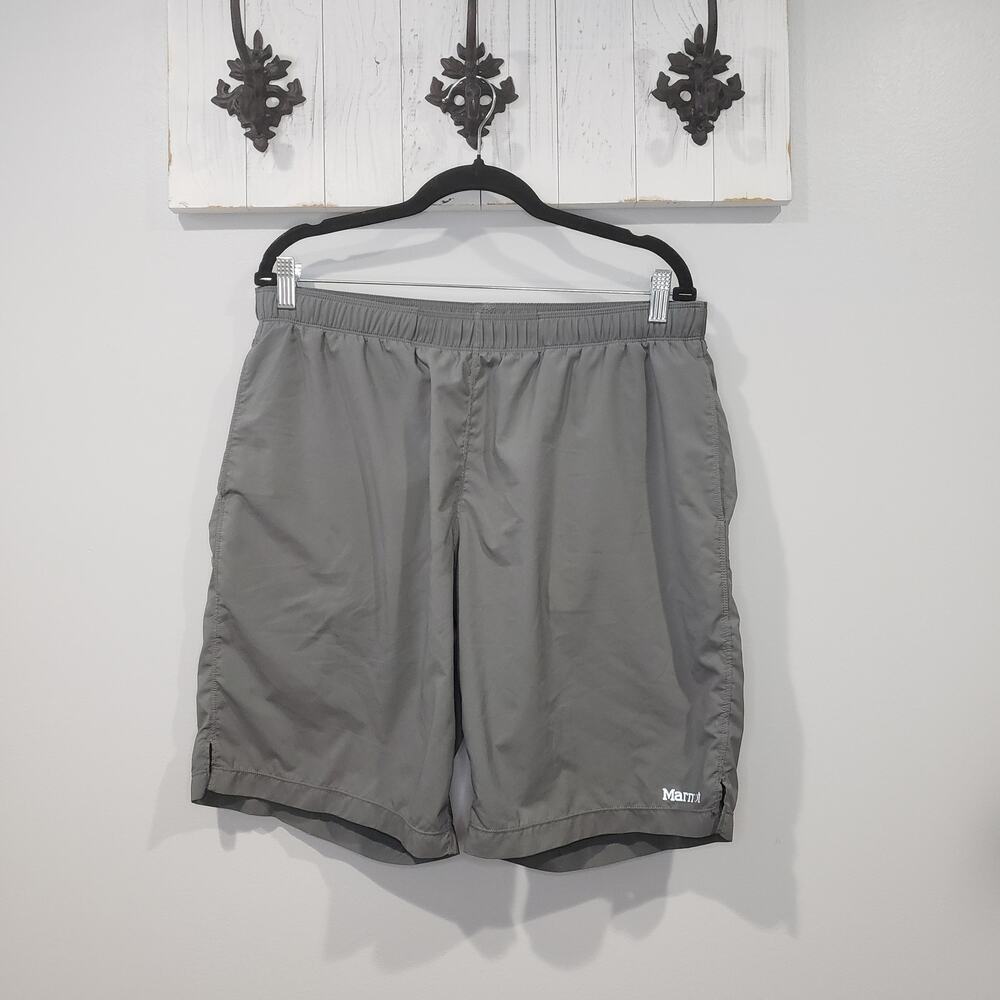 Marmot Mens Hiking Shorts Gray Performance Lightweight Cargo L